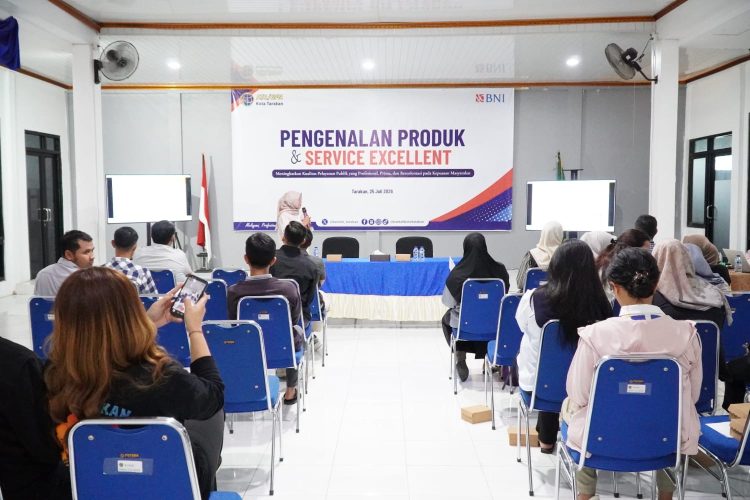 Tingkatkan Kualitas Pelayanan, Kantah Kota Tarakan Gelar Pelatihan Service Excellent Bersama BNI  ‎