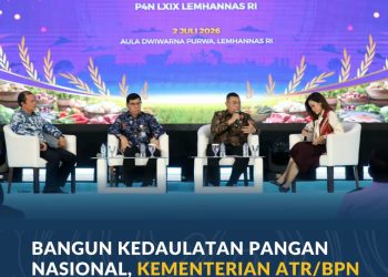 Wamen ATR/BPN Dorong Percepatan Penetapan LP2B, Target 87 Persen Lahan Baku Sawah Terlindungi pada 2029