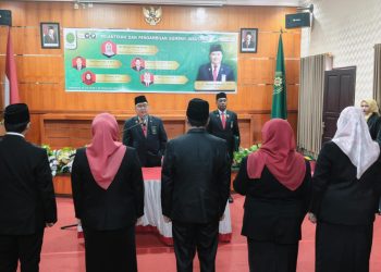 Penyegaran Organisasi, Ketua PTA Samarinda Lantik Lima Pejabat Struktural