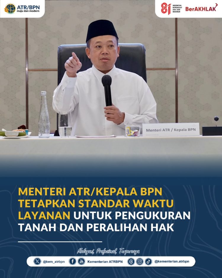 Urus Sertipikat Kini Lebih Cepat, Menteri Nusron Pangkas Waktu Layanan Pertanahan