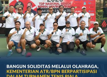 ‎ATR/BPN Perkuat Sinergi Antarinstansi Lewat Turnamen Tenis Piala Gubernur DKI Jakarta 2026  ‎