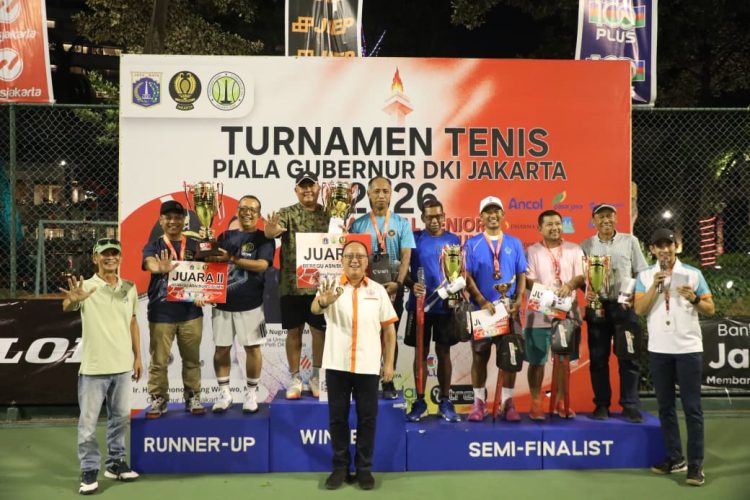 Tim ATR/BPN Cetak Sejarah, Sabet Runner-up Turnamen Tenis Piala Gubernur DKI Jakarta 2026  ‎
