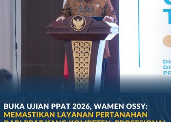 Wamen ATR/BPN Buka Ujian PPAT 2026, Tekankan Profesionalisme dan Integritas Pelayanan Pertanahan