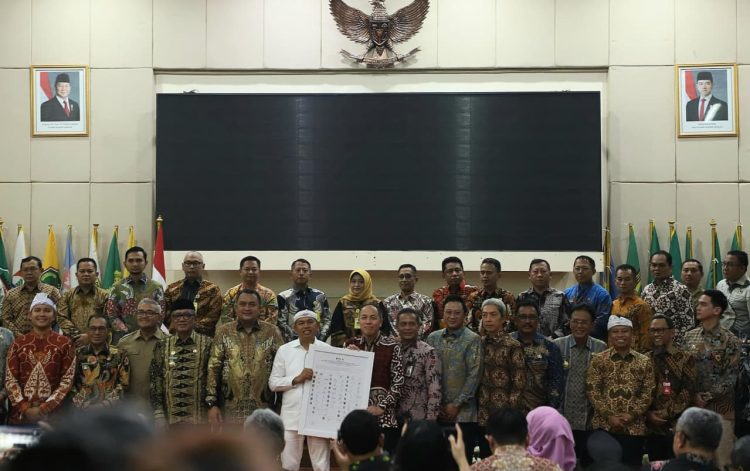 Kementerian Agraria dan Kementerian ATR/BPN, KPK, dan Pemda Jawa Barat Sepakati Kerja Sama dalam Upaya Pencegahan Korupsi serta Penguatan Ekonomi Daerah