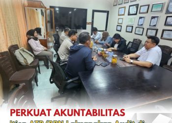 Kantor Pertanahan Kabupaten Bulungan Terima Audit Itjen ATR/BPN untuk Perkuat Tata Kelola Pengadaan yang Akuntabel