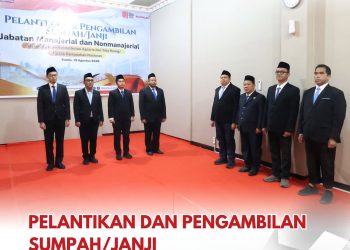Perkuat Tata Kelola dan Integritas, Dua Pejabat Kantah Bulungan Dilantik