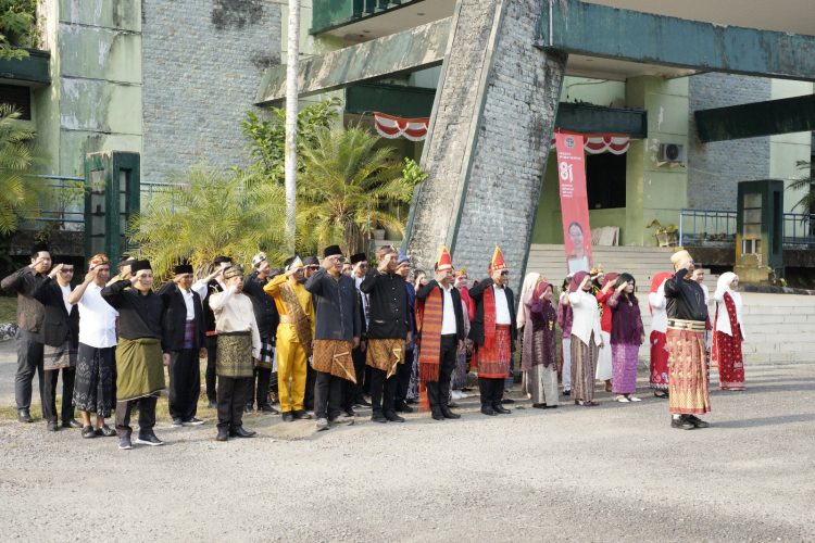 Kantor Pertanahan Kabupaten Bulungan Khidmat Peringati HUT ke-81 Kemerdekaan RI