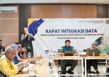 Kantah Tarakan Perkuat Integrasi Data Penatagunaan Tanah Kaltara
