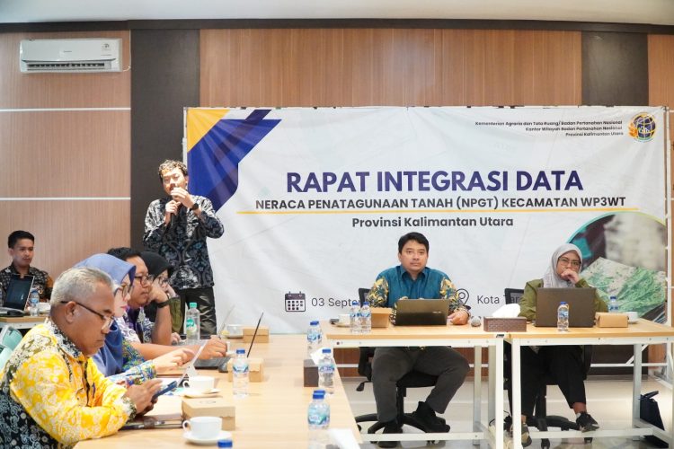 Kantah Tarakan Perkuat Integrasi Data Penatagunaan Tanah Kaltara
