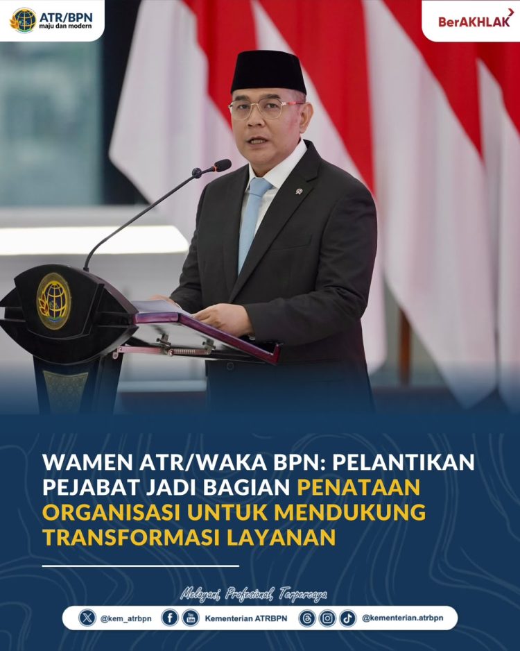 Ossy Lantik 23 Pejabat ATR/BPN, Minta Langsung Petakan Kendala dan Perkuat Tim