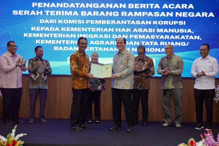 Terima Barang Rampasan Negara dari KPK, Sekjen ATR/BPN: Untuk Mendukung Layanan kepada Masyarakat