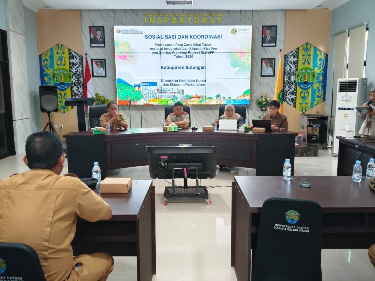 Kantah Bulungan Sosialisasikan Pembuatan Peta ZNT Program ILASPP 2026