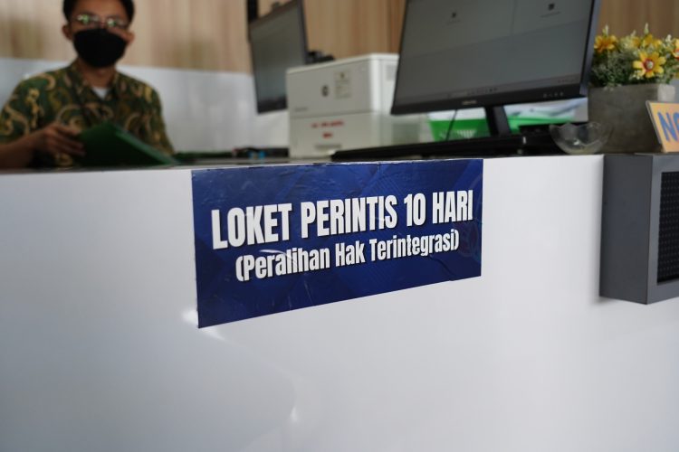 PERINTIS 10 Hari Beri Kepastian Waktu Layanan Peralihan Hak
