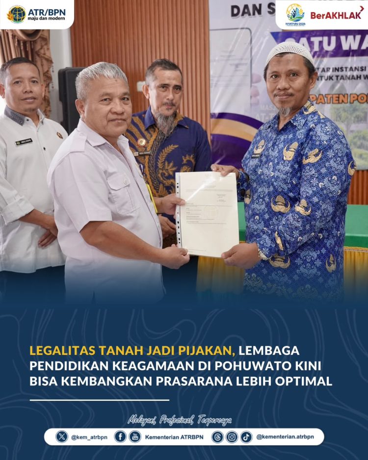 Sertipikat Tanah Jadi Kunci, Muhammadiyah Pohuwato Lebih Leluasa Kembangkan Pendidikan