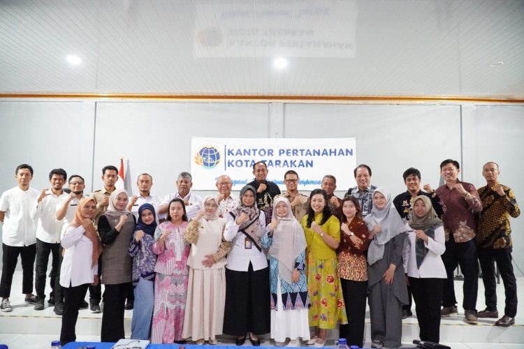 Kantah Tarakan Siapkan Layanan Peralihan Hak 10 Hari, Bahas Validasi BPHTB Bersama PPAT